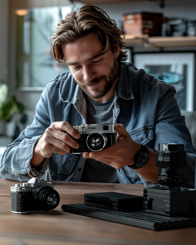 Product display of the nfieliz cameras building set