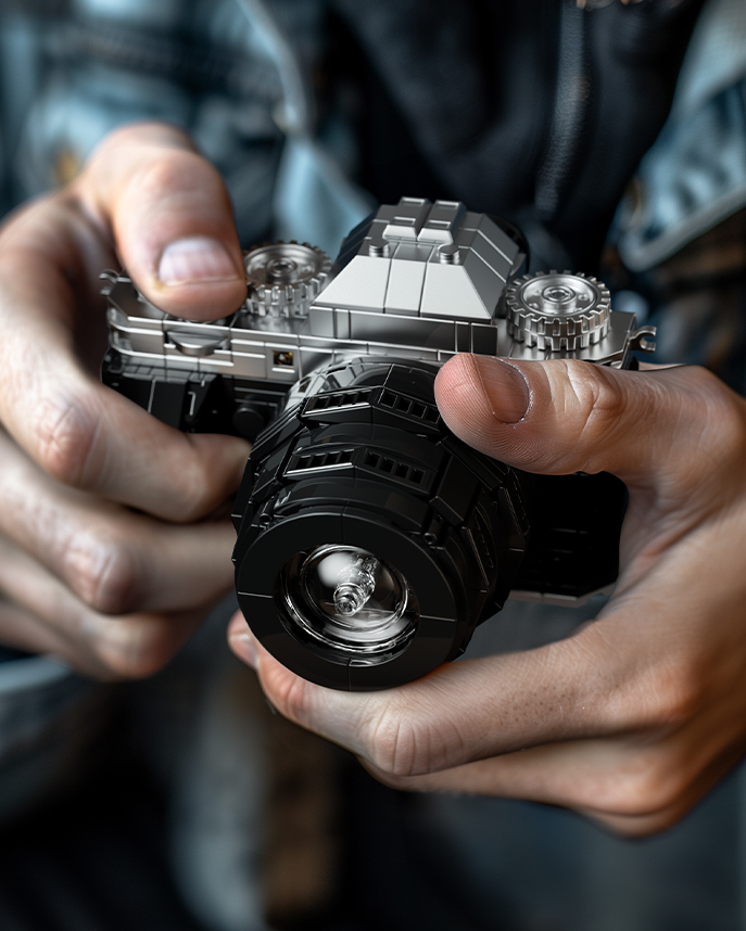 Product display of the nfieliz cameras building set