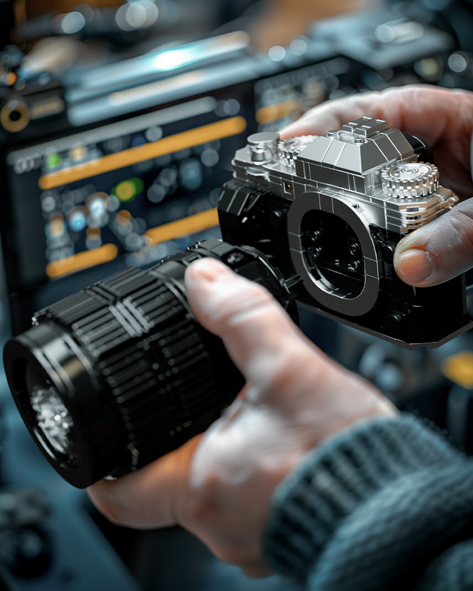 Product display of the nfieliz cameras building set