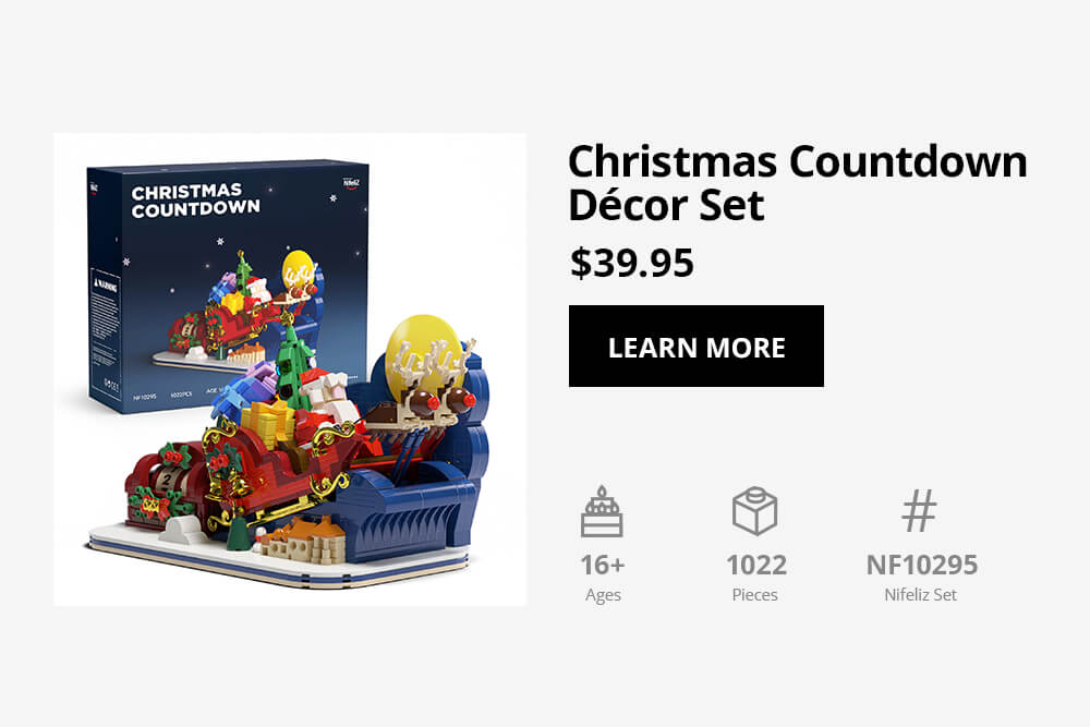 Nifeliz Christmas Countdown Building Set