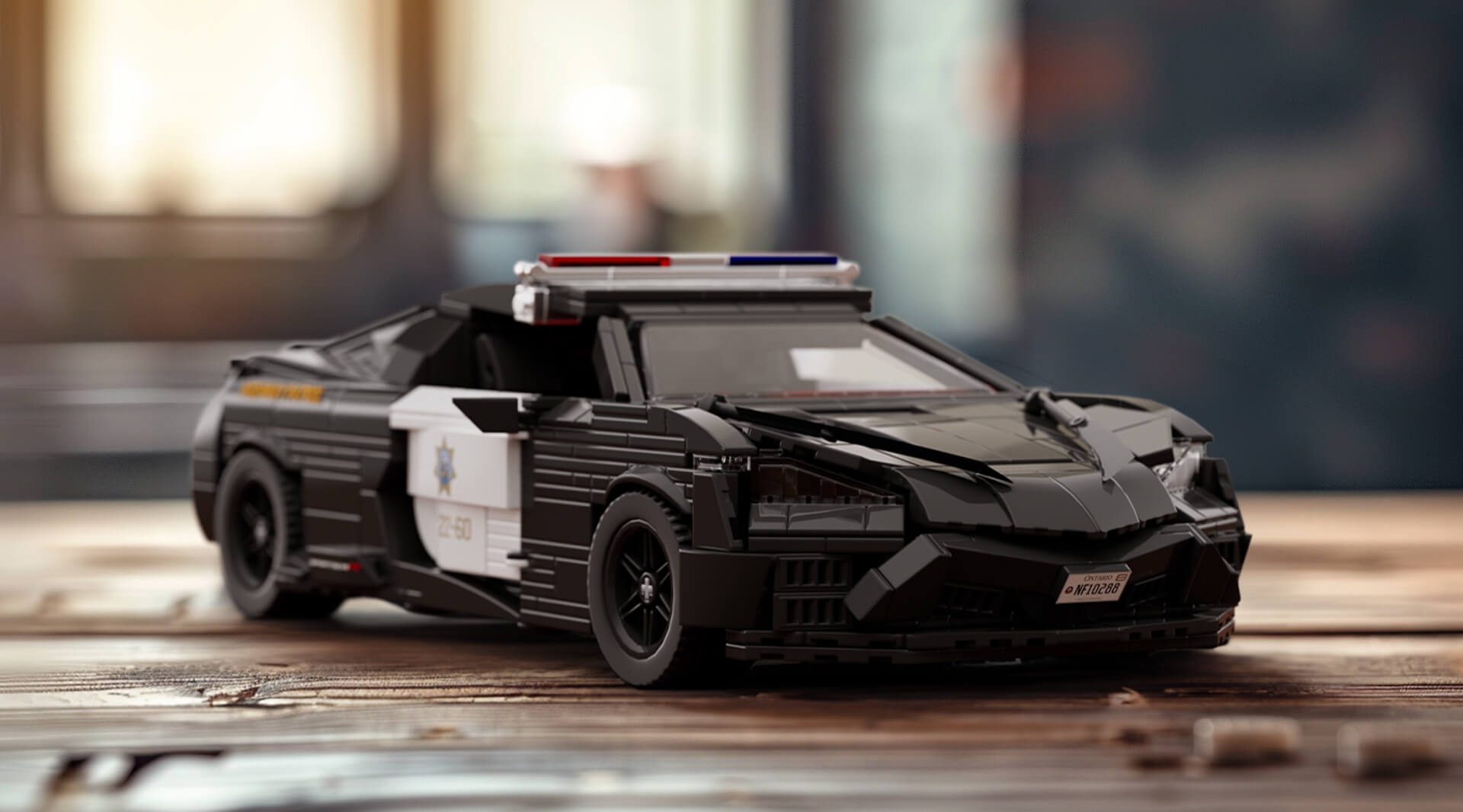 Nifeliz Police Car Building Set