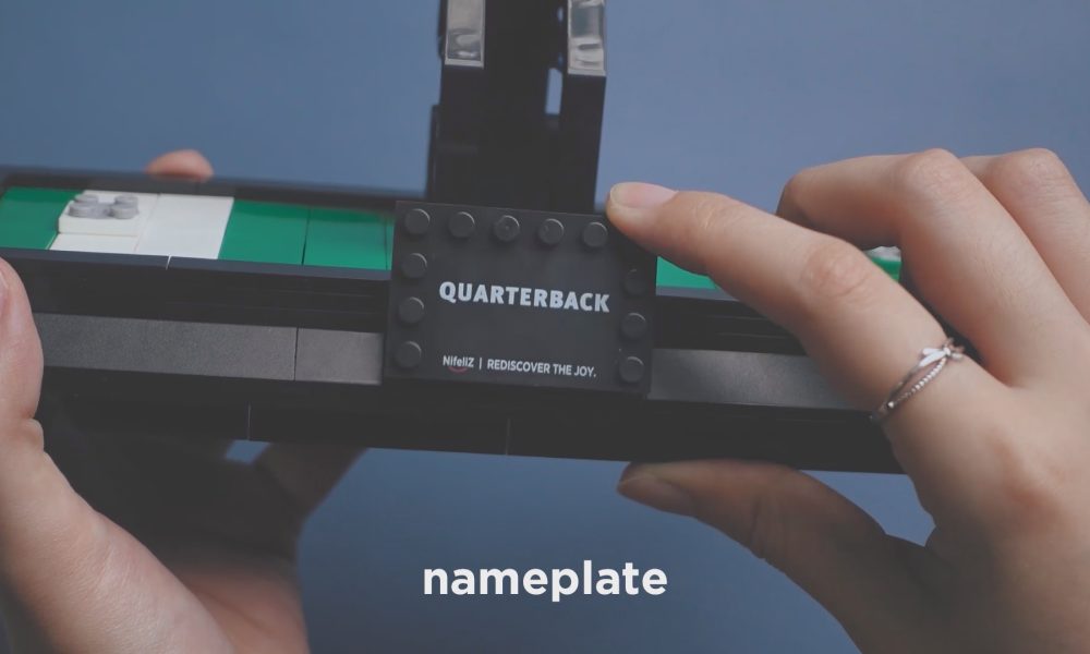 nifeliz quarterback: the printed nameplate